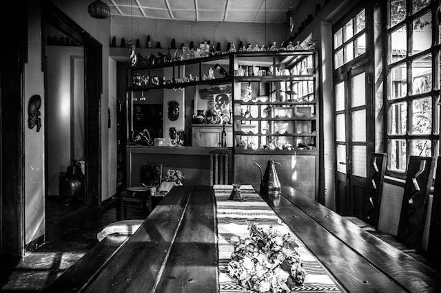Historic dining room interior